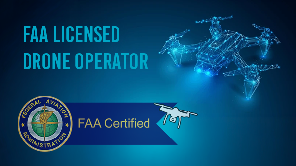 FAA Logo with drone graphic